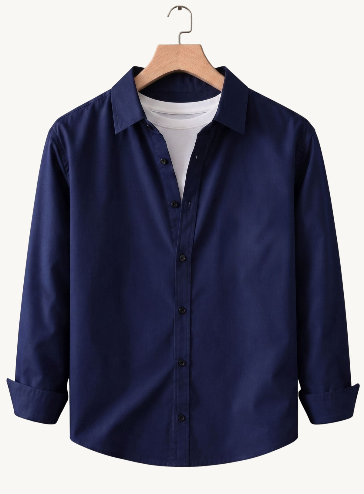 Roovam Men's Casual Shirts – Burgundy, Navy Blue and Pista | Pack of 3