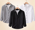 Roovam Men's Casual Shirts – Black, Grey and White | Pack of 3